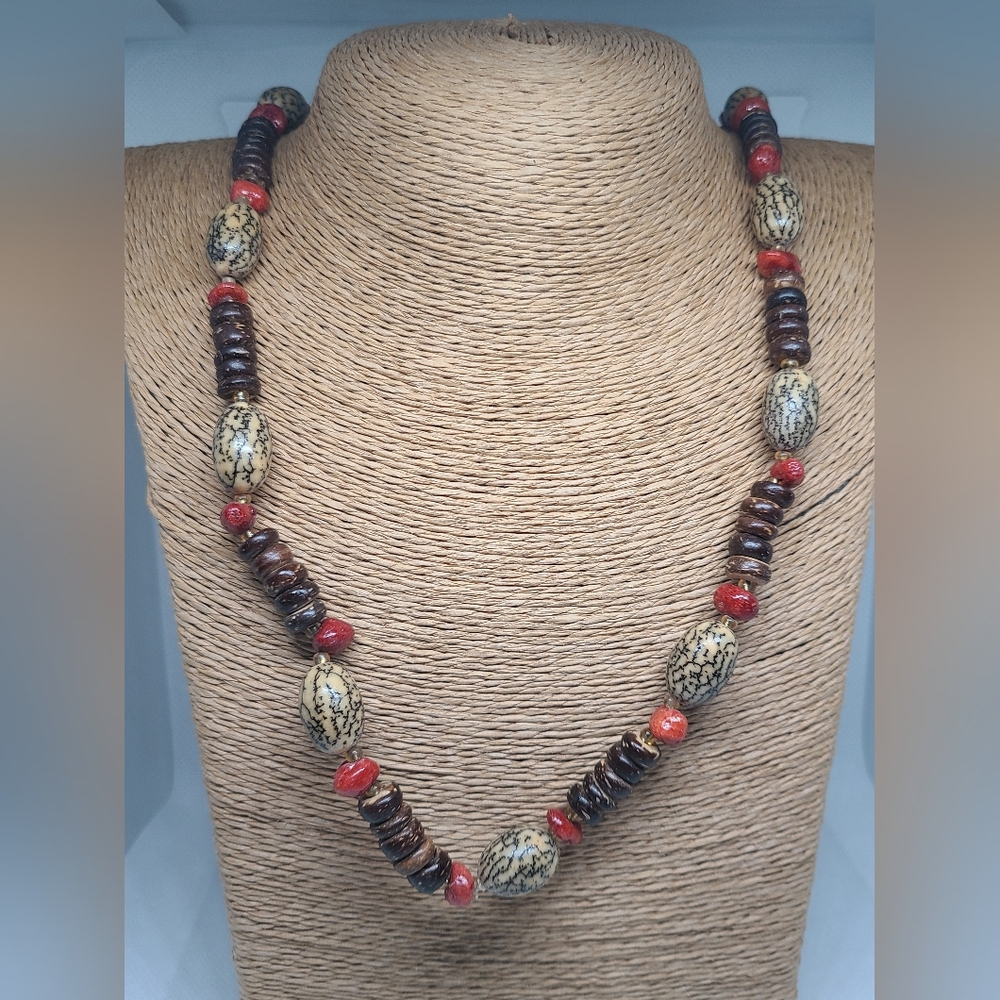 Handmade Boho Necklace 33"
